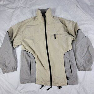 Planet Earth Products Mens XL Beige Waterproof Jacket Winter Rain Outdoors Camp